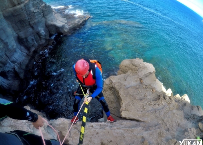 Adventurous route by a gorgeous coast: Coastering in Gran Canaria