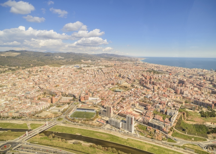 Barcelonas Coastline Helicopter Flight 11 Minutes