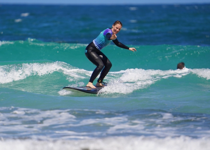 Clase de Surf en la Playa de Famara