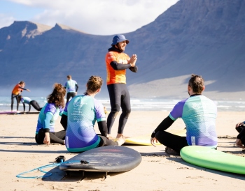Discover the Joy of Surfing at Famara Beach

Break through the waves and catch your first ride at Famara Beach in Lanzarote. Join us as we dive into the world of surfing. Whether you are a beginner wanting to experience the thrill of riding your first wav