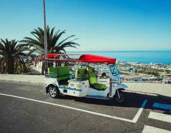 Exploring Costa Adeje on a Tuk Tuk Tour

Uncover the enchanting beauty of Costa Adeje by hopping onto a Tuk Tuk Tour.

Costa Adeje, a coastal paradise nestled in the heart of Tenerife, boasts a picturesque landscape with pristine beaches, palm-lined prome