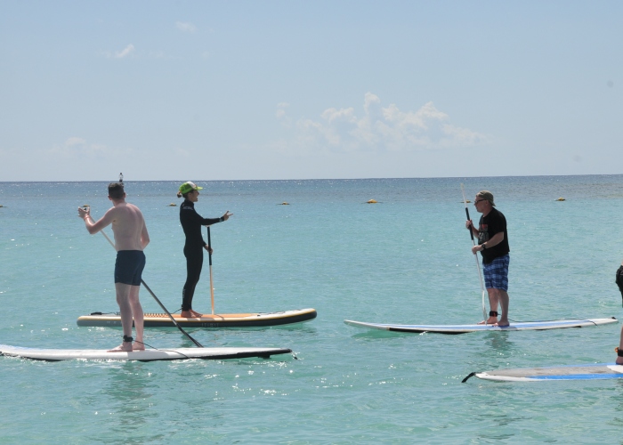 Learn how to Stand Up Paddle in the clear waters of Fuerteventura