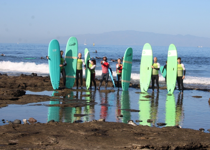 Learn how to surf in the sunny south of Tenerife