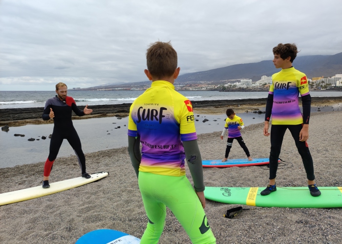Learn how to surf in the sunny south of Tenerife