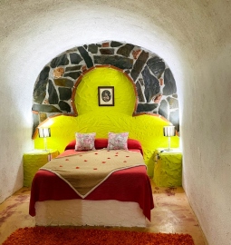 Night in Junior Suite Cave with Dinner for Two People
