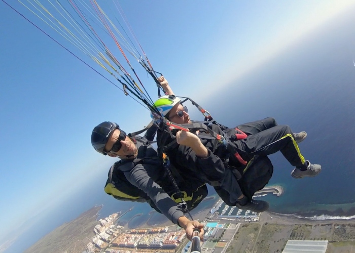 Paragliding flight - a magical experience