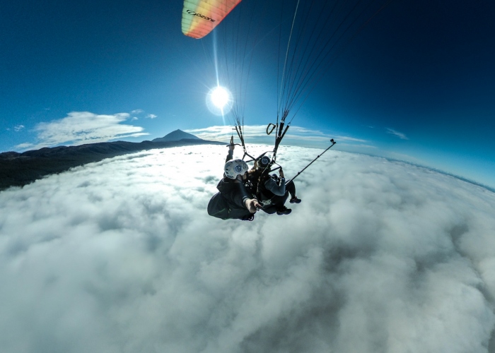 Paragliding from El Teide