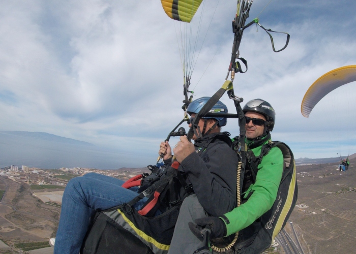 PLUS paragliding flights in Tenerife