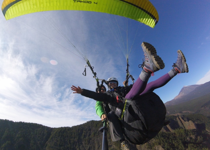 PREMIUM paragliding flights in Tenerife