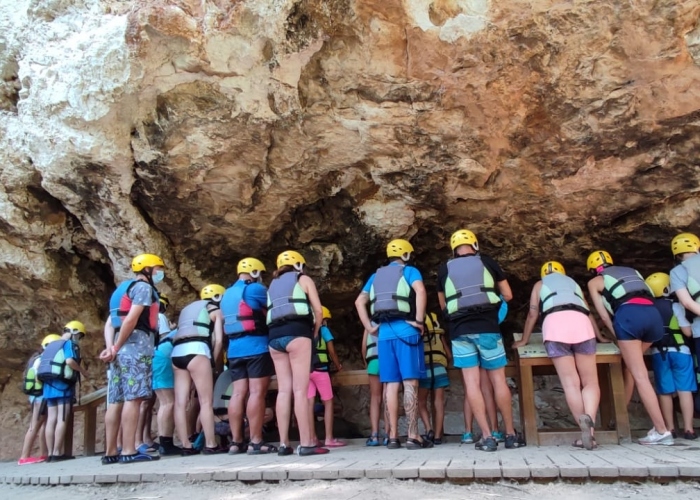 Rafting en el Cañón de Almadenes con Visita a dos Cuevas y Arte Rupestre