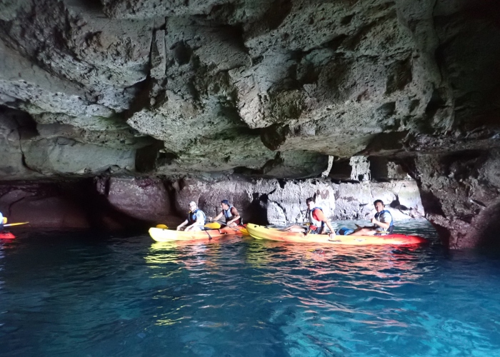 Sea Cave Kayaking Route