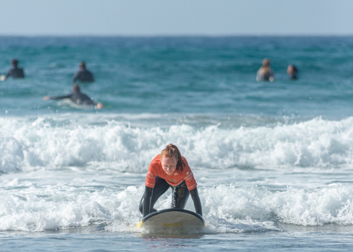 Surfing Lessons on the Best Urban Beach of Europe