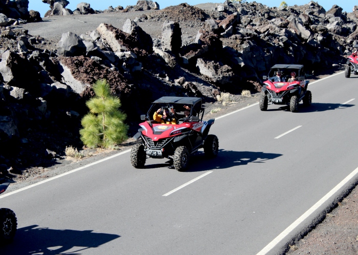 Take a ride in a buggy in this Teide Adventure tour 
