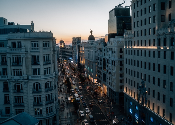 Tapas & Wine tour in Madrid with drinks & views on a Rooftop terrace