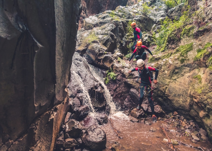 Try out Canyoning in a beautiful setting on Gran Canaria