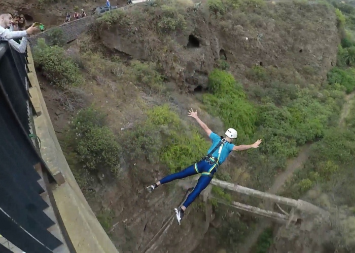 Try something new with Bungee Jumping off a bridge