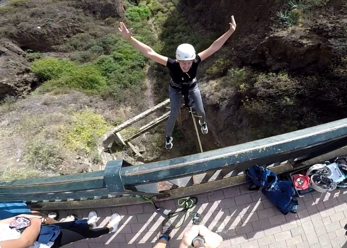 Try something new with Bungee Jumping off a bridge