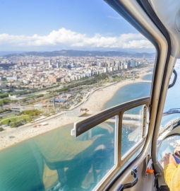 Vuelo en Helicóptero por la Costa de Barcelona 7 Minutos